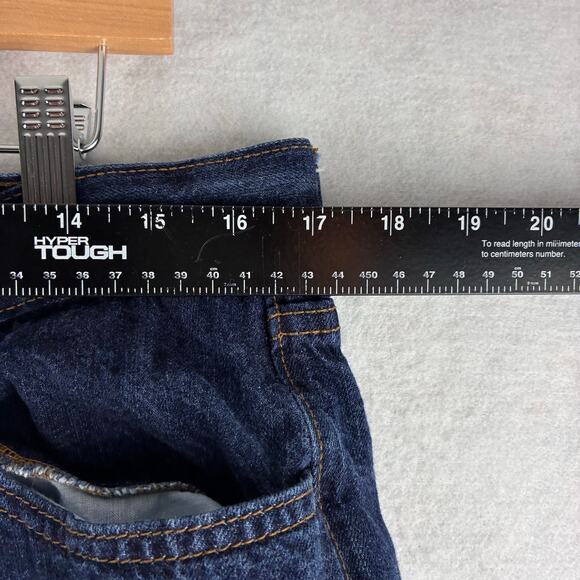 Old Navy Flirt Cut Off Jean Shorts Women's 14 Dark Wash Blue Outdoors Summer - Picture 5 of 10